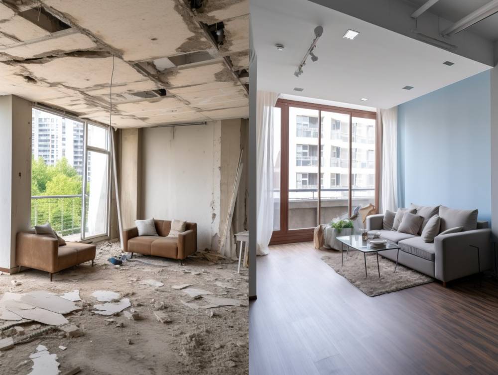Rénovation près de Saint-Laurent-du-Var